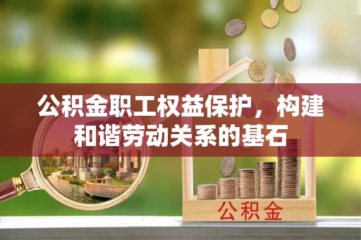 梅列公积金职工权益保护，构建和谐劳动关系的基石