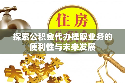 梅列探索公积金代办提取业务的便利性与未来发展