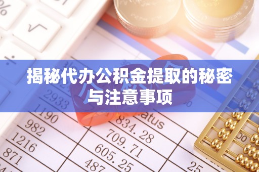 梅列揭秘代办公积金提取的秘密与注意事项