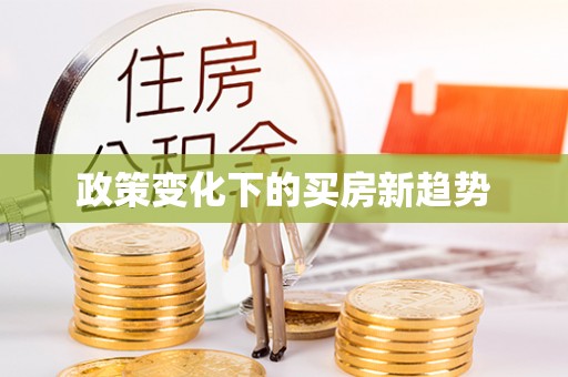 梅列政策变化下的买房新趋势