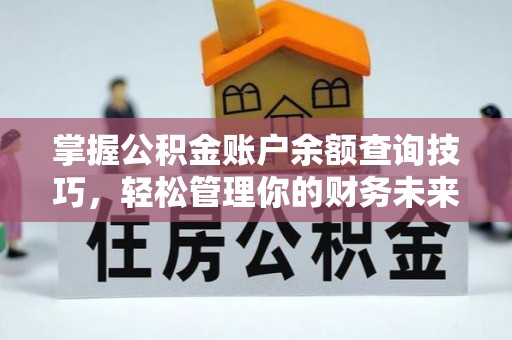 梅列掌握公积金账户余额查询技巧，轻松管理你的财务未来