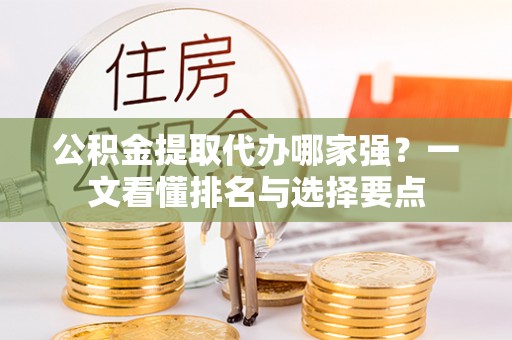 梅列公积金提取代办哪家强？一文看懂排名与选择要点
