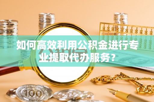 梅列如何高效利用公积金进行专业提取代办服务？